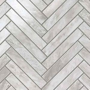 Bardiglio Grey Herringbone Wall