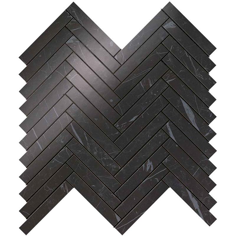 Atlas Concorde MARVEL STONE Nero Marquina Herringbone Wall 12