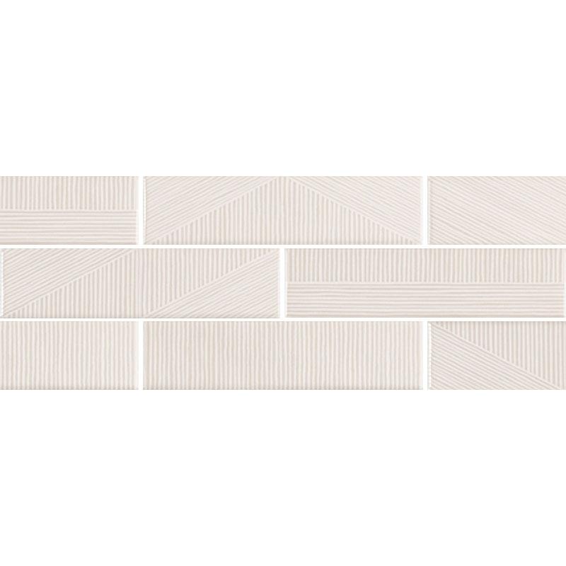 Cerámica San Agostino DECORLINE STRIPEBRICK WHITE