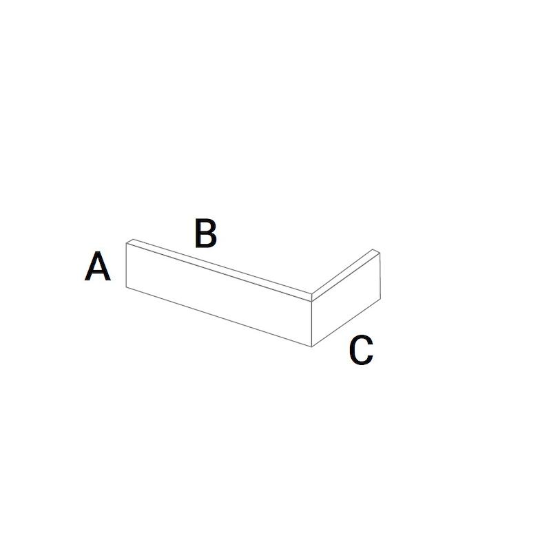EMIL KOTTO Angolare Brick Gesso 2