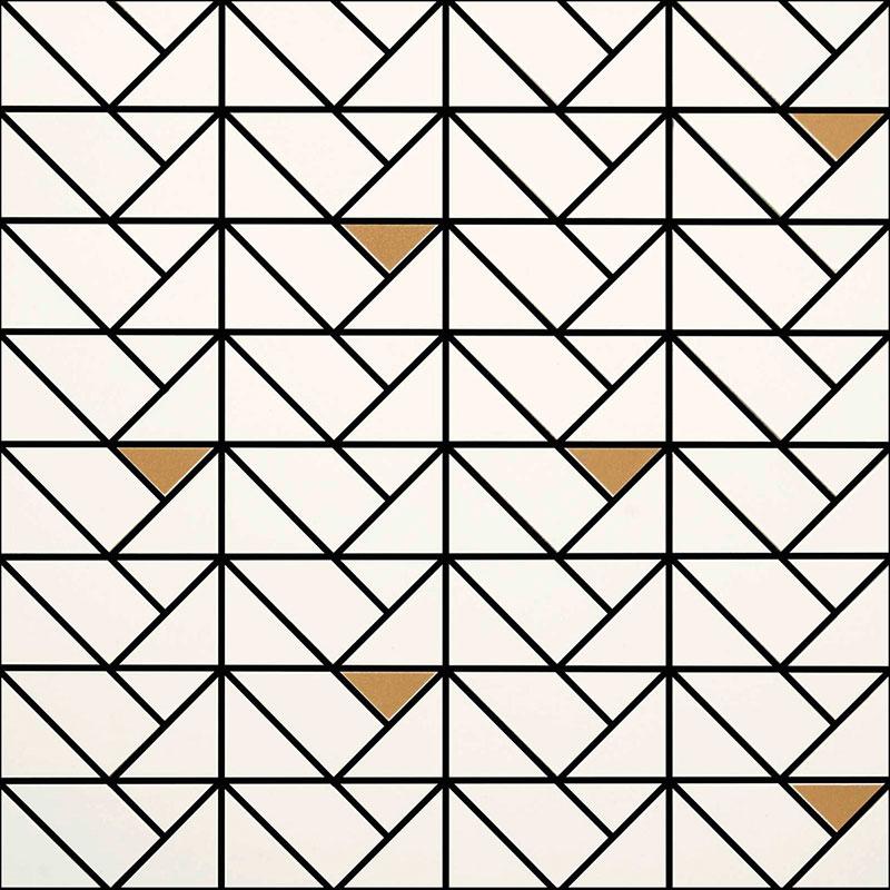 Marazzi ECLETTICA WHITE MOSAICO BRONZE 16