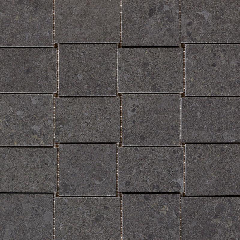 Marazzi MYSTONE GRIS FLEURY NERO MOSAICO 12